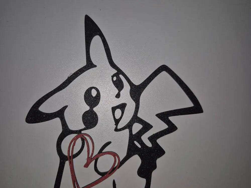 pikachu wall art