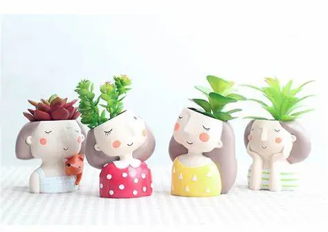 girl planter