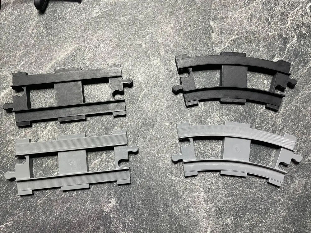 duplo bahn schinen dritto curva