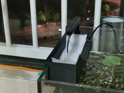 鱼缸 壁挂式 过滤盒子 Aquarium wall-mounted filter box