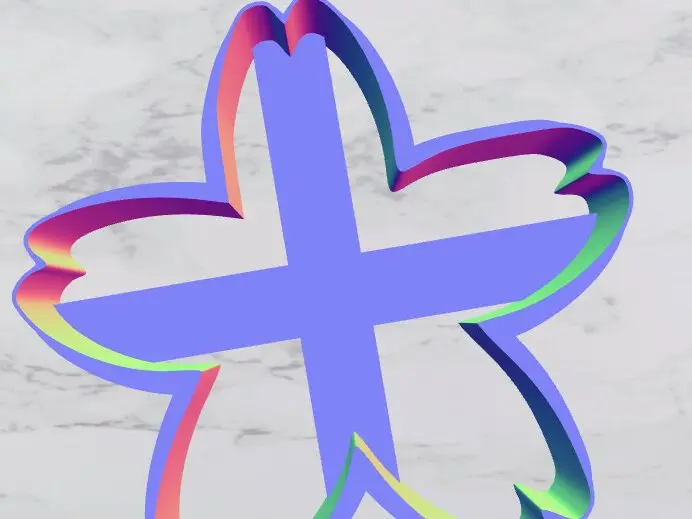 Flower cookie cutter