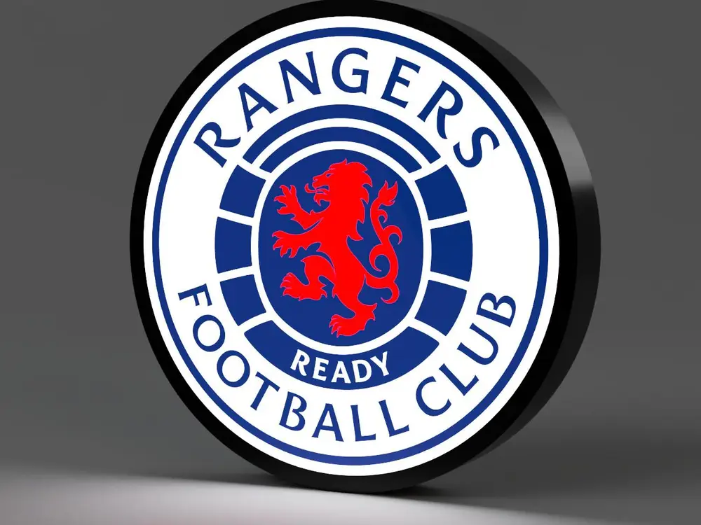 Rangers Football Club Lightbox LED Lamp