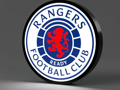 Rangers Football Club Lightbox LED Lamp