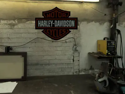 Harley Davidson wall art