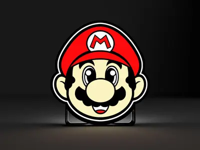 Mario Ligthbox LED Lamp (4 colors AMS compatible)