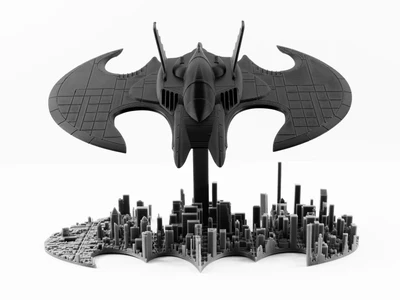 Batwing over Gotham City (No Supports, No AMS)