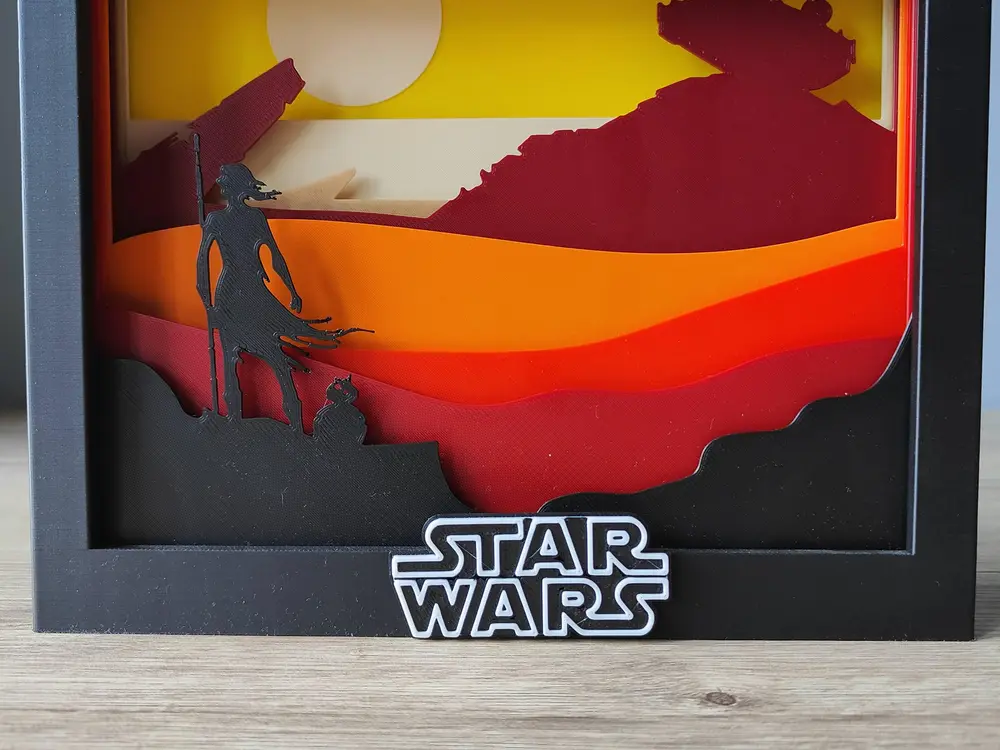 Star Wars Jakku Shadow Box