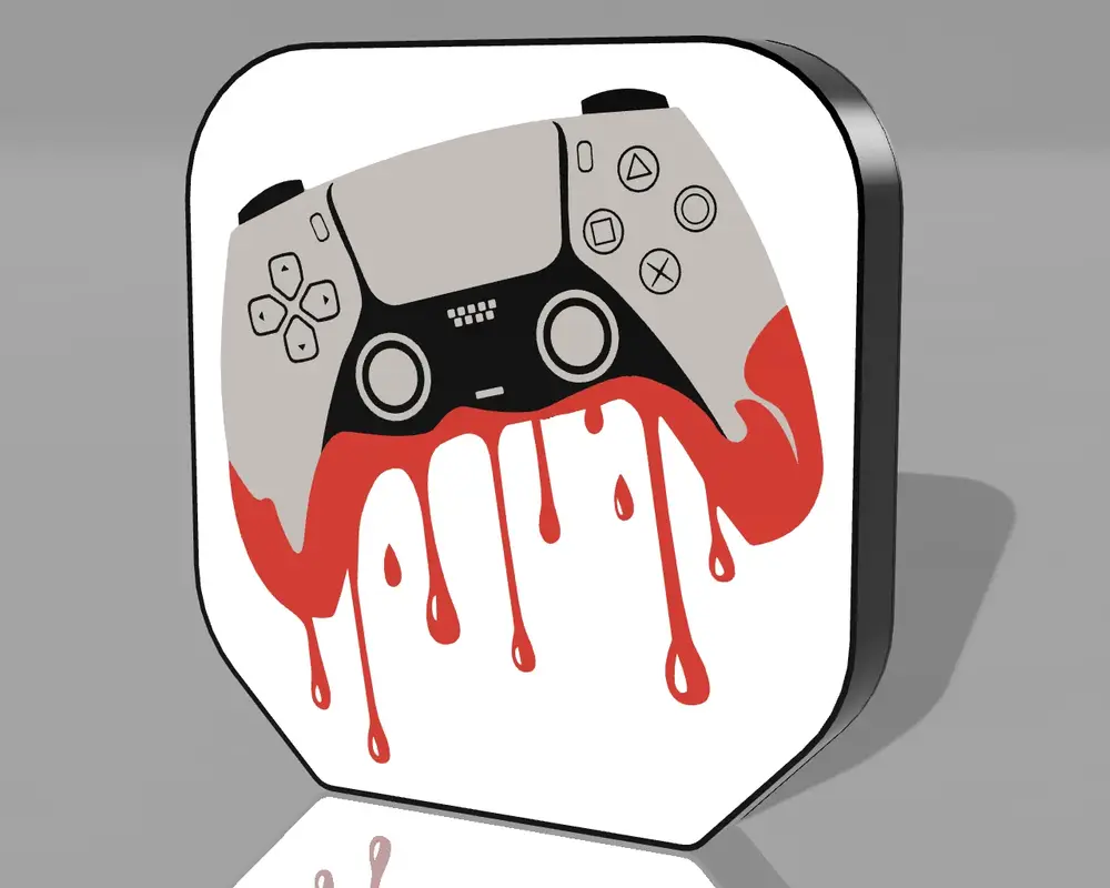 PlayStation Controller Lightbox LED Lamp