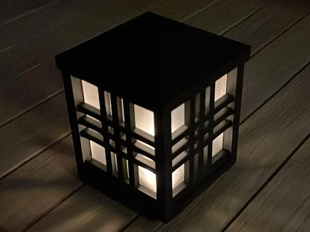 Japanese Lamp inspired Lantern