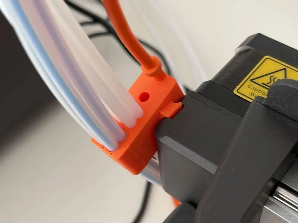 Modified Cable Holder for Kobra 3 - 8 color bowden tubes