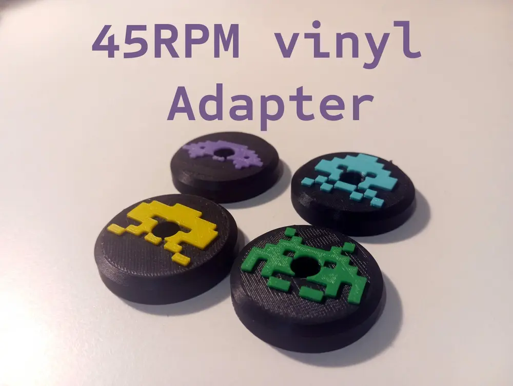 45 RPM Space Invaders Adapter