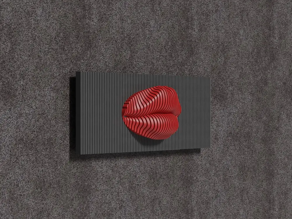 Parametric Wallart - Lip