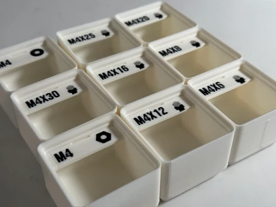 M4 screw storage gridfinity collection