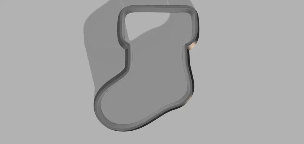 Christmas sock Cookie Cutter