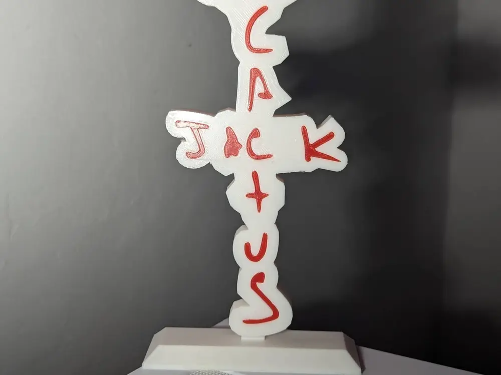 Cactus Jack logo stand