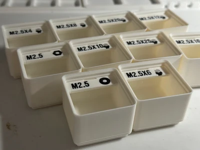 M2.5 storage gridfinity collection