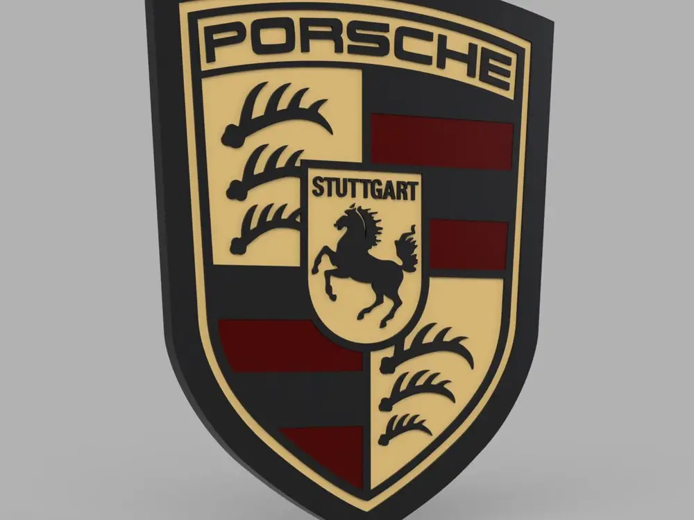 Porsche Logo Wall Decor