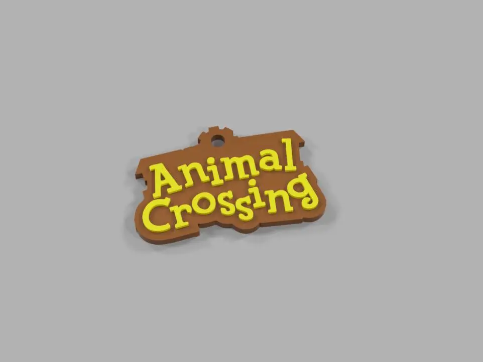 Animal Crossing Keychain