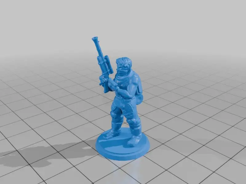 Futuristic Sniper DnD Mini