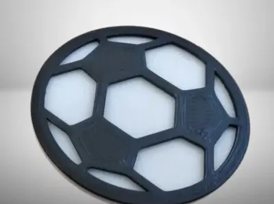 soccer ball coaster