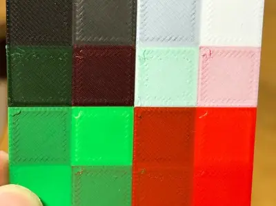 4 Color Mix Test
