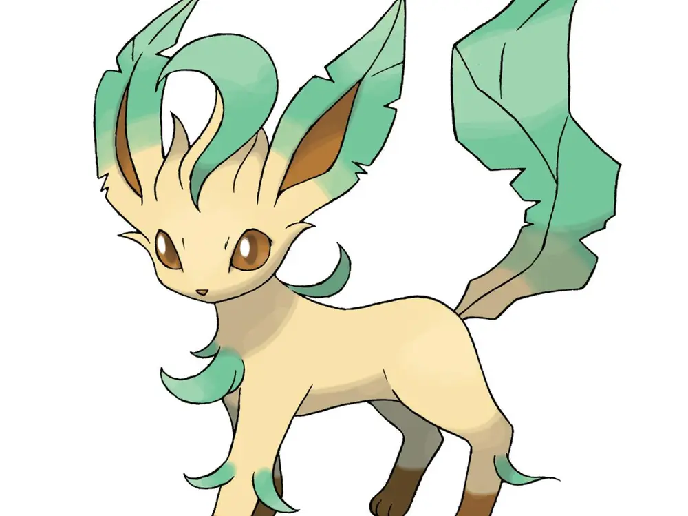 Pokemon leafeon keychain
