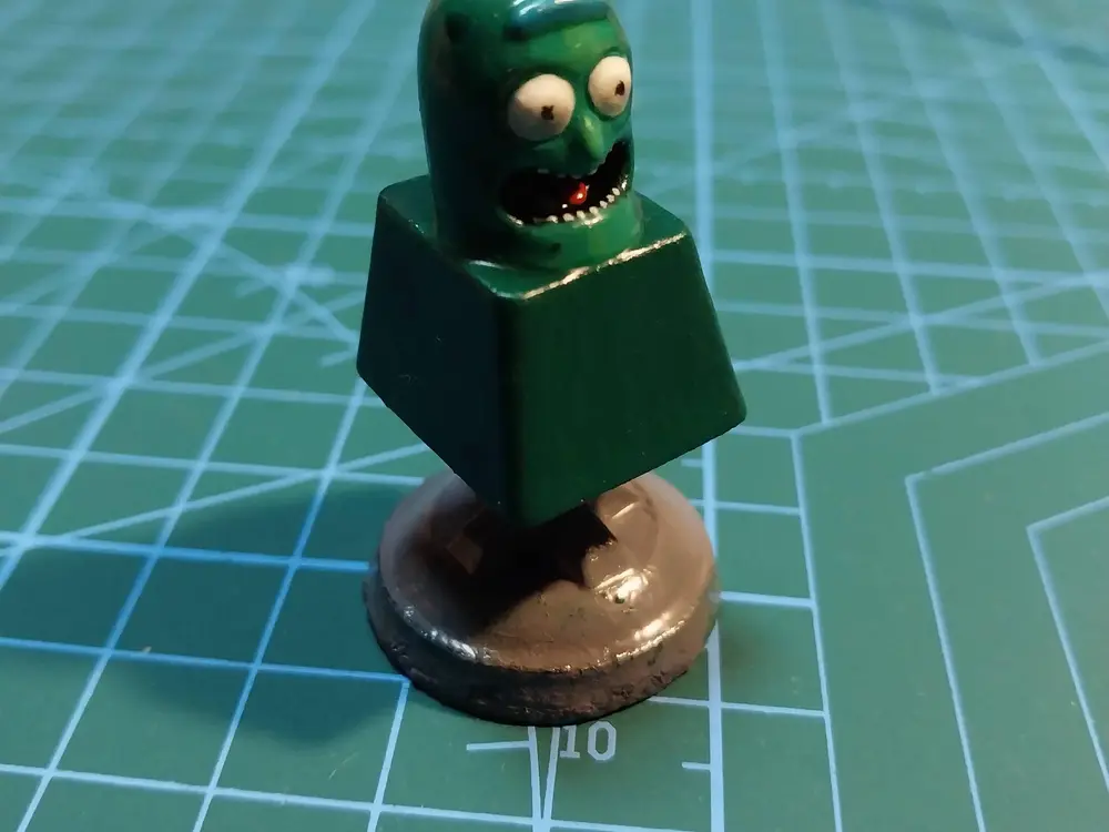 Keycap Tecla Pickle Rick - Rick & Morty