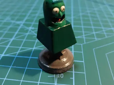 Keycap Tecla Pickle Rick - Rick & Morty