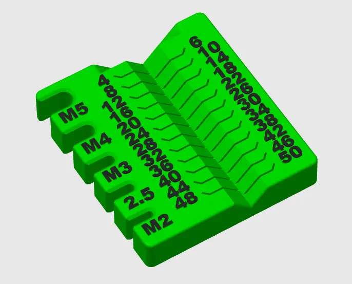 Screw Measuring Tool