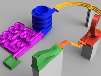 Marble Run Challenge - Lego Compatible