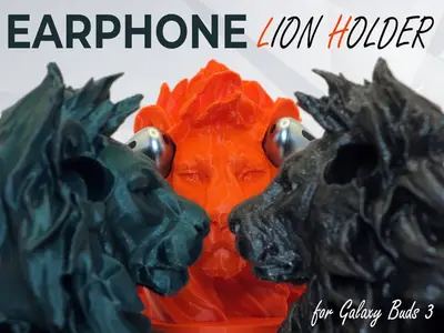 Earphone Lion Holder