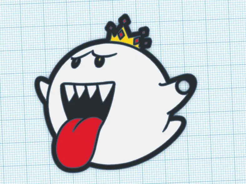 boo keychain