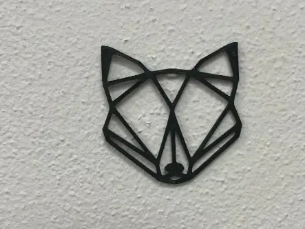 Wall art - fox head