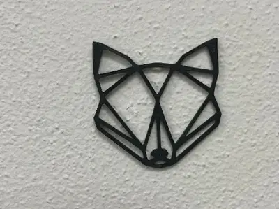 Wall art - fox head