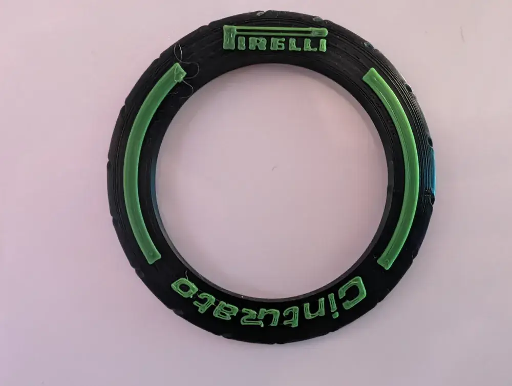 F1 Tyre fridge magnet - Intermediate