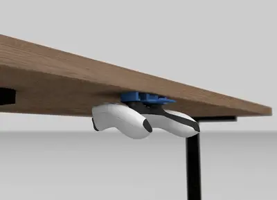 PS5 Controller Under Desk Holder