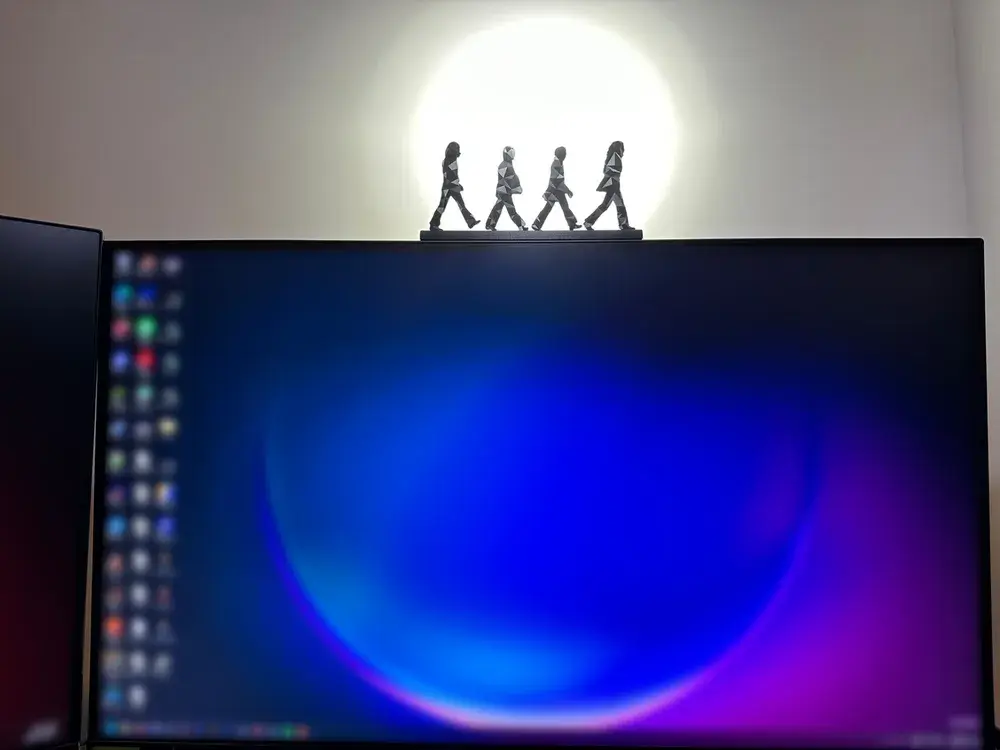 The Beatles Abbey Road Monitor Art Piece
