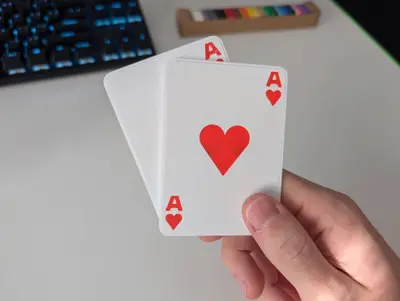 Fidget Slider Toy Playing Cards