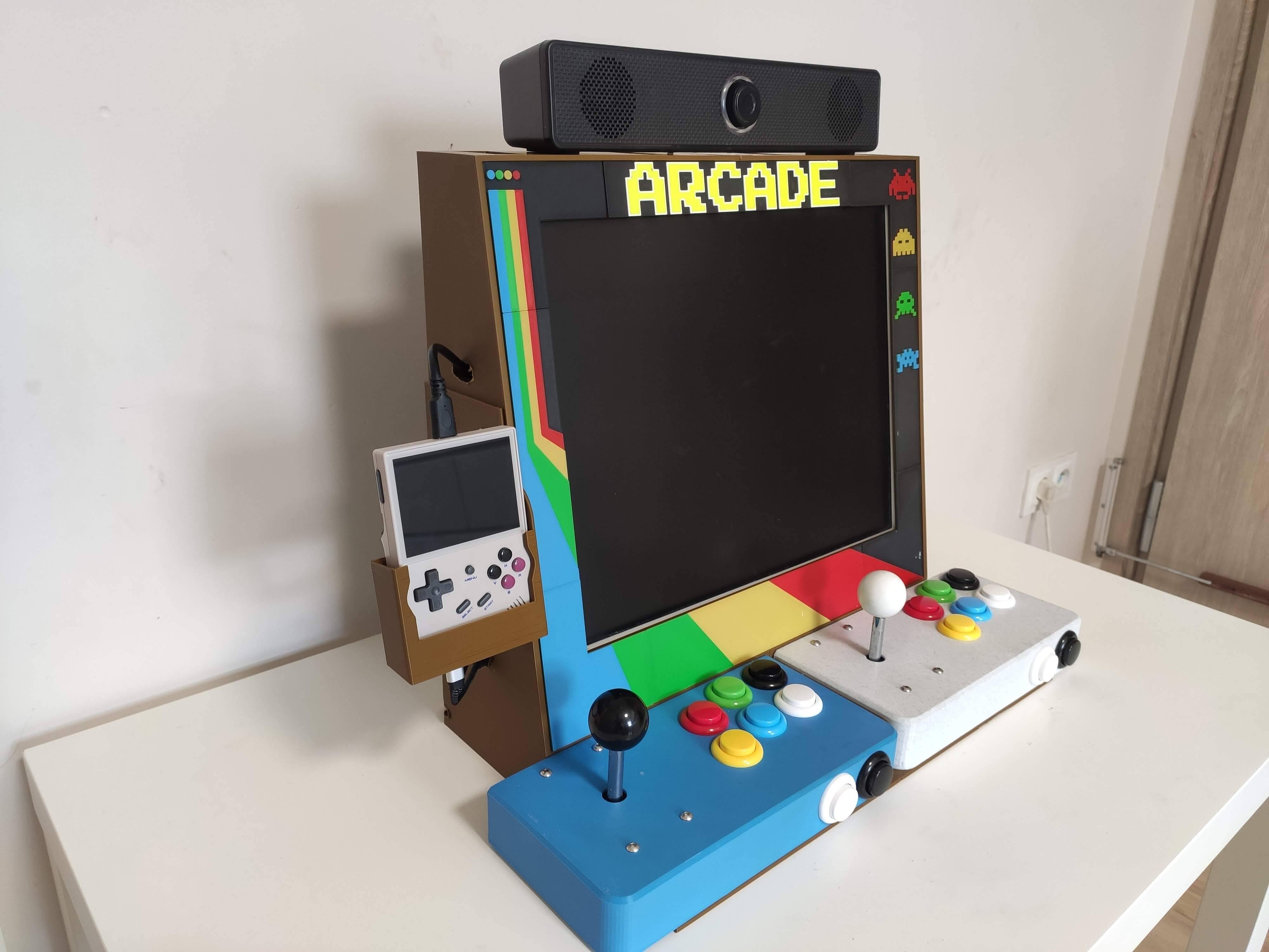 Fully Printed Arcade Game Machine - Makeronline - More Than Fun