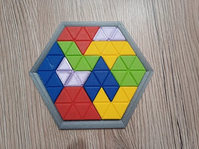 Hexagonal - v2 puzzle for kids