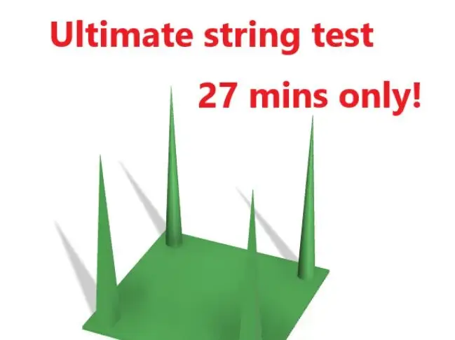 Ultimate string/retraction test