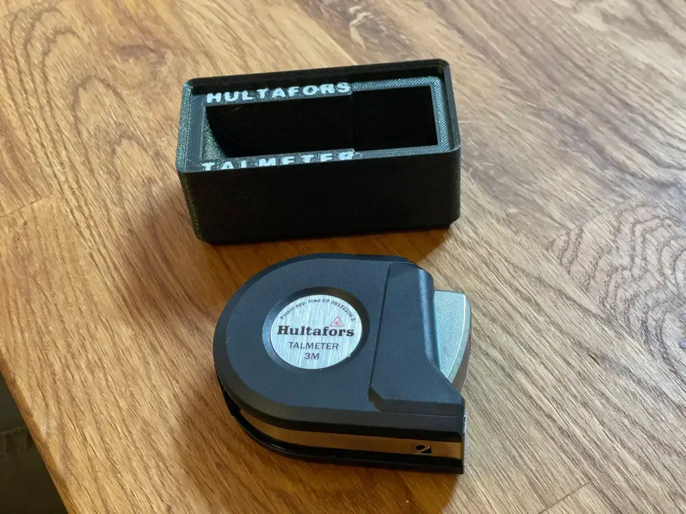 Gridfinity holder for Talmeter measuring tape