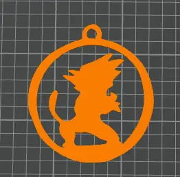 DRAGONBALL GOKU KEYCHAIN