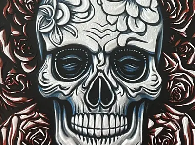 HueForge Skull & Roses