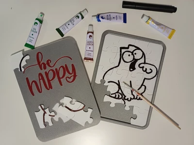 Blank puzzle for kids