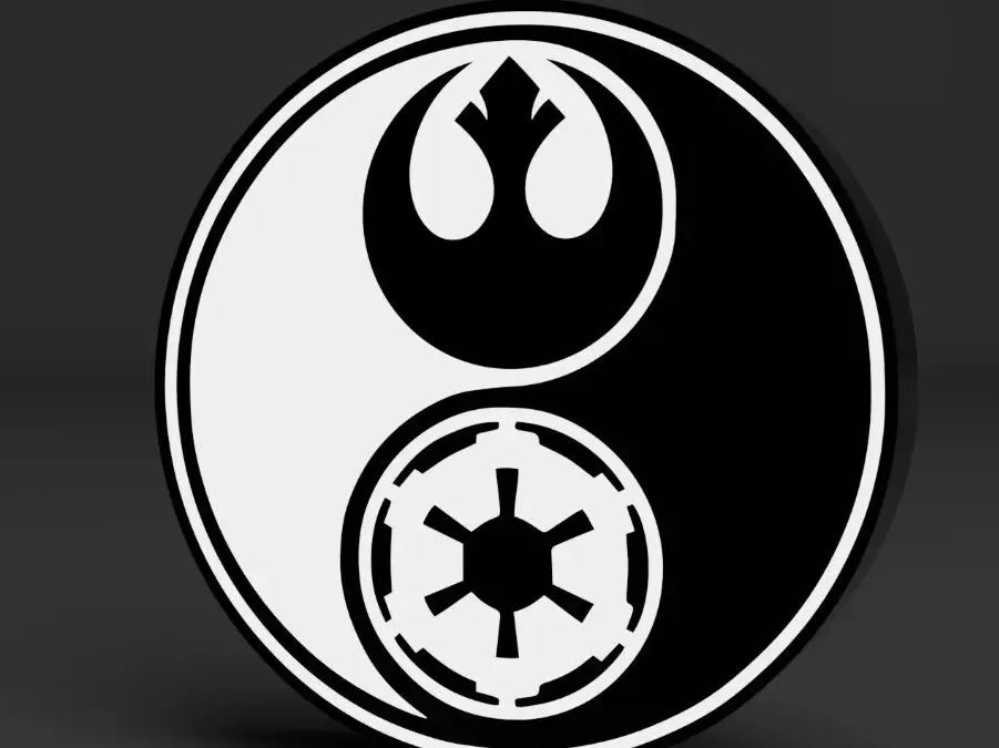 Star Wars Yin Yang LED LightBox (StarWars)