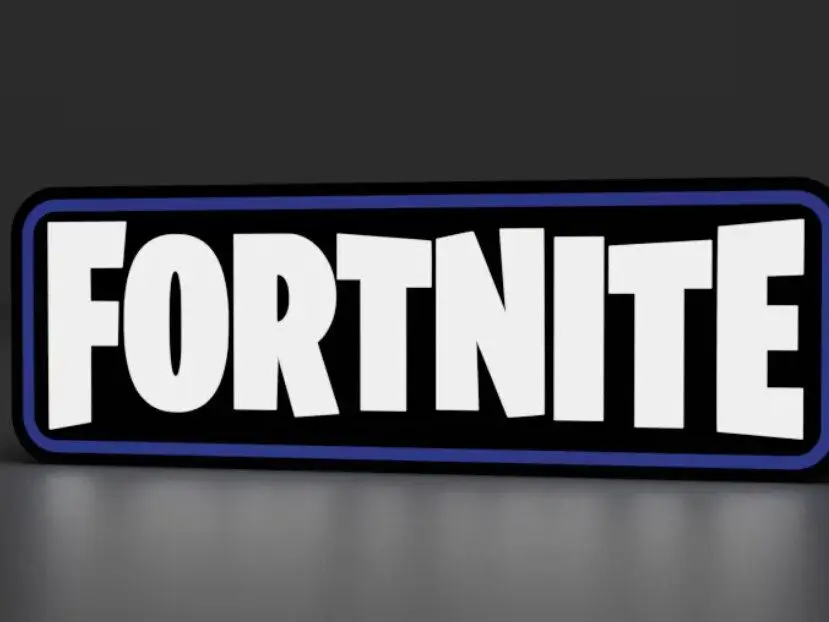 Fortnite Logo LED LightBox