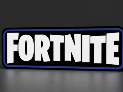 Fortnite Logo LED LightBox
