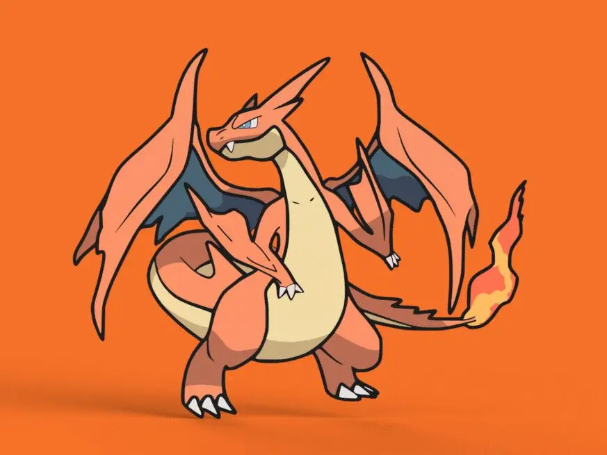 Mega Charizard Y Wall Art