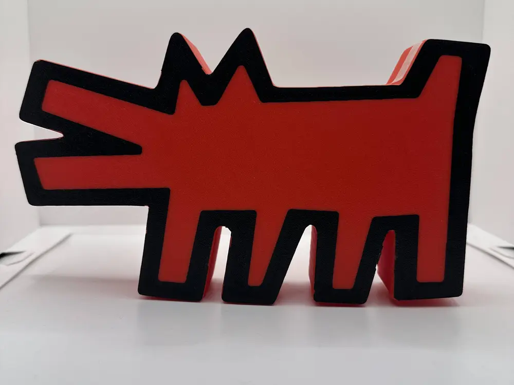 Keith haring barking dog